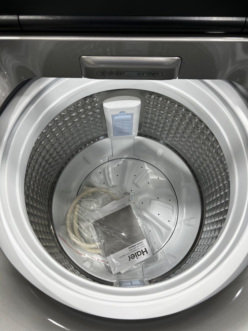 NEW DISPLAY SET HAIER TOP LOAD WASHER 12KG, TV & Home Appliances, Washing Machines and Dryers on