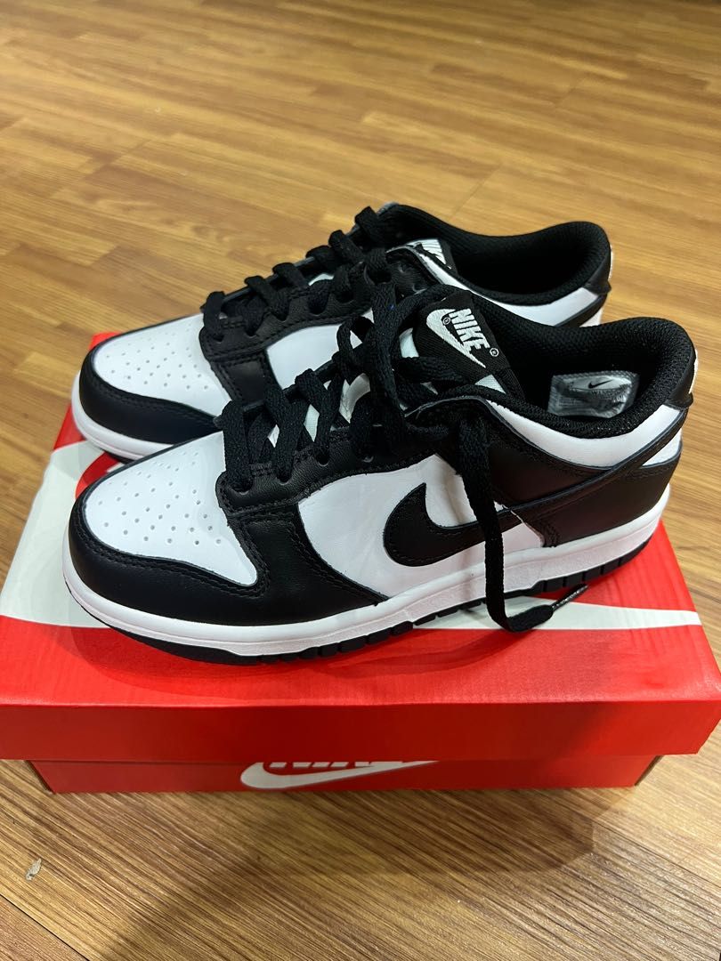 現貨］旺角店- Nike Dunk Low 黑白休闲鞋, 女裝, 鞋, 波鞋- Carousell