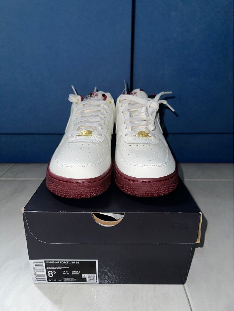 Nike Air Force 1 Low '07 SE 40th Anniversary Edition Sail Team Red  (Women's) - DQ7582-100 - US