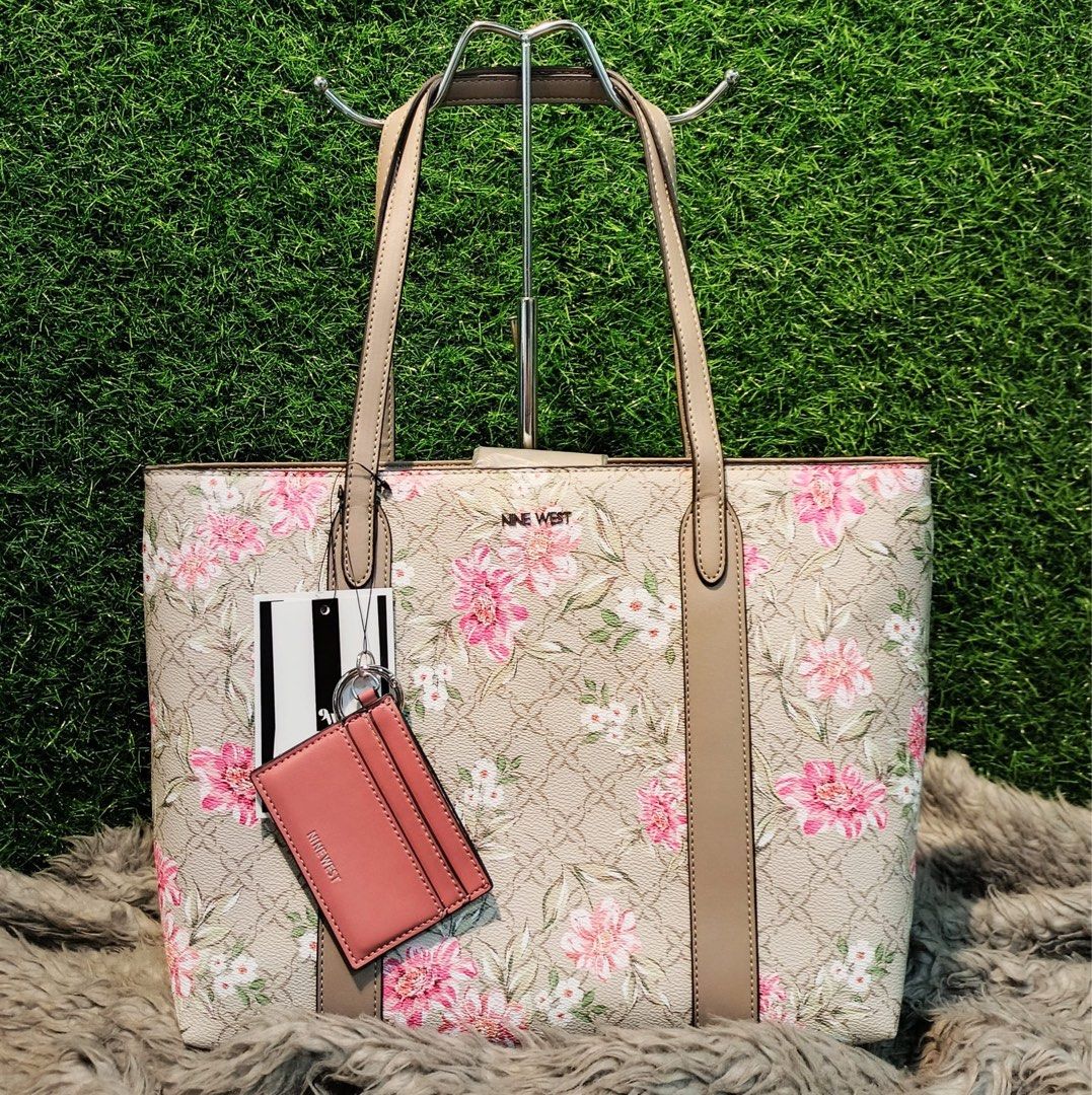 Nine west floral tote online