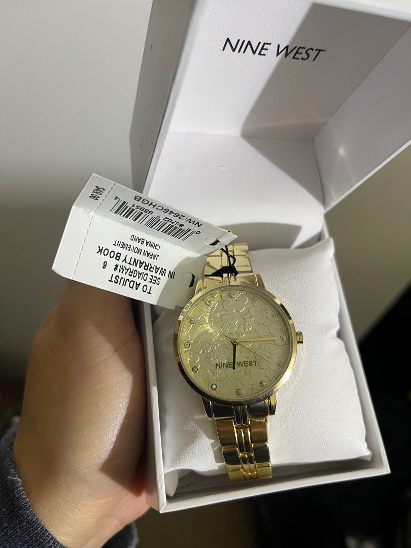 Nine west watch band adjustment best sale