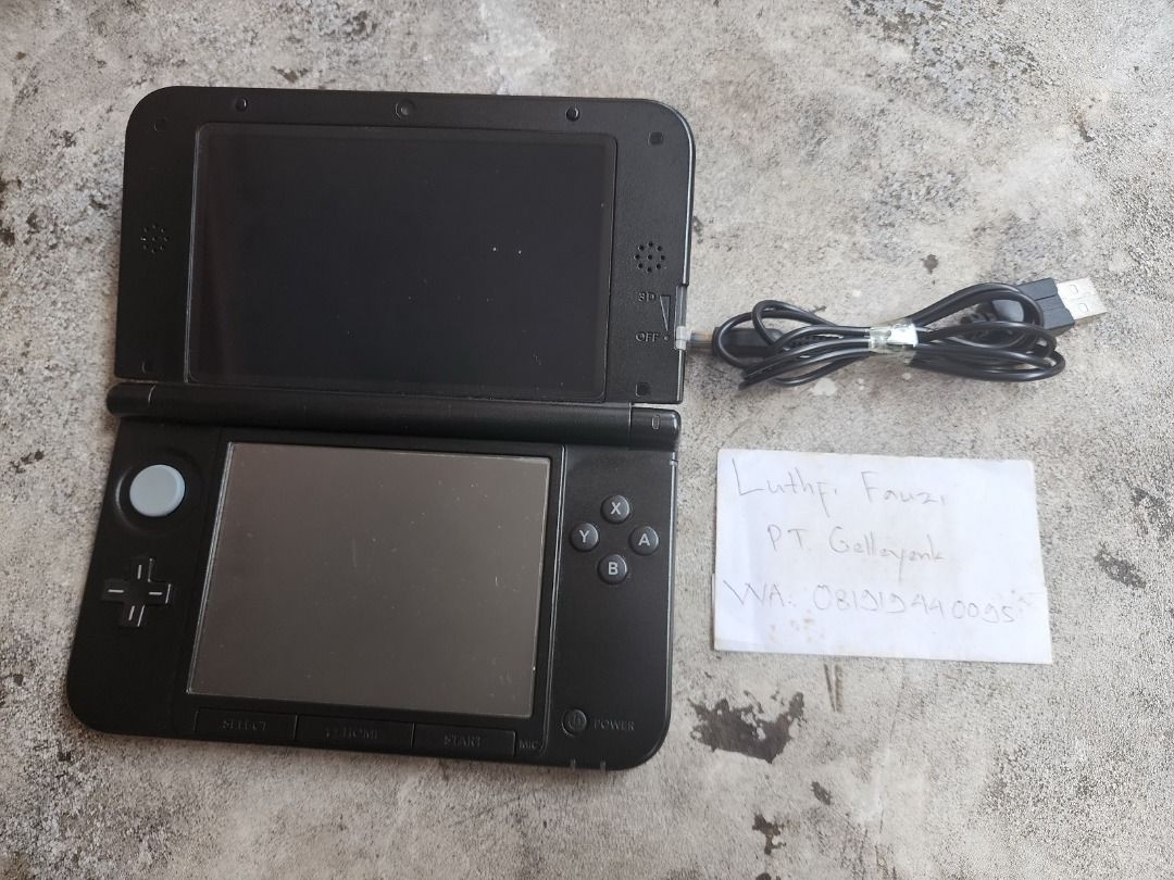 Nintendo 3DS LL XL Blue Black CFW Luma 32GB 01, Video Game, Konsol