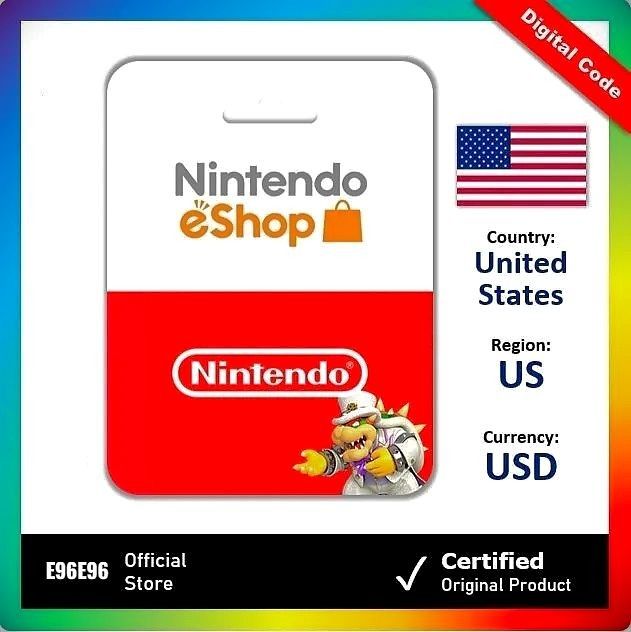 Nintendo eShop Card - USA Region