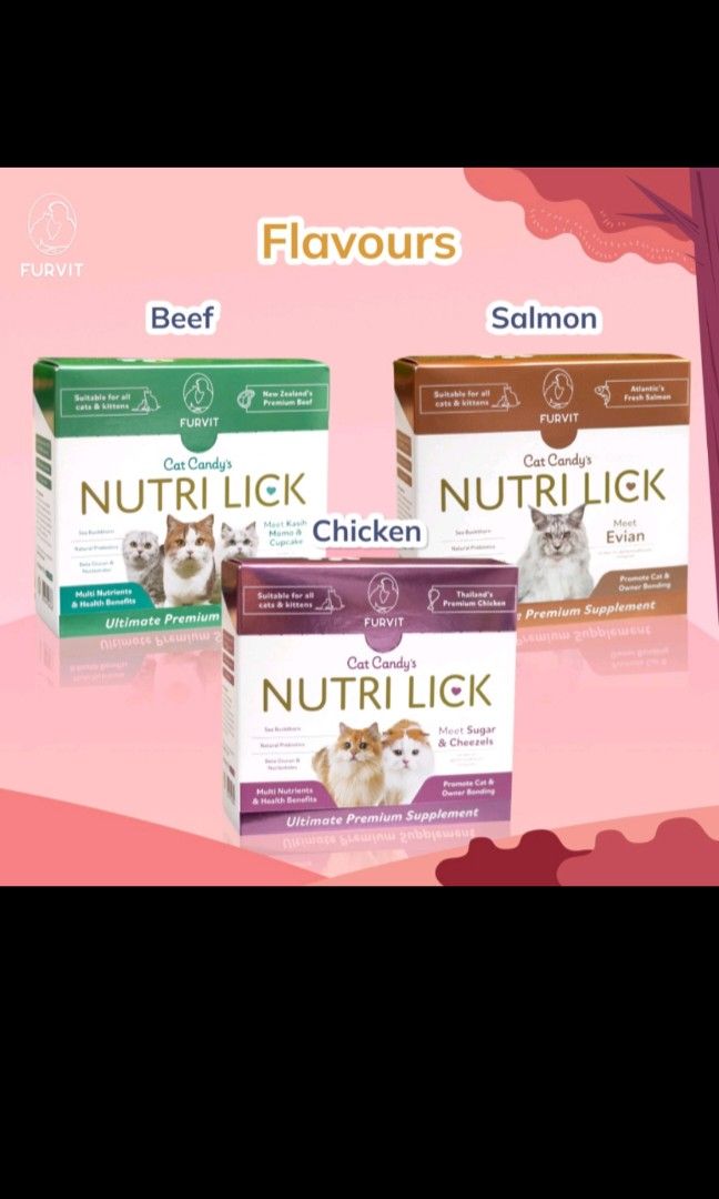 NUTRILICK CAT SUPPLEMENT, Pet Supplies, Pet Food on Carousell