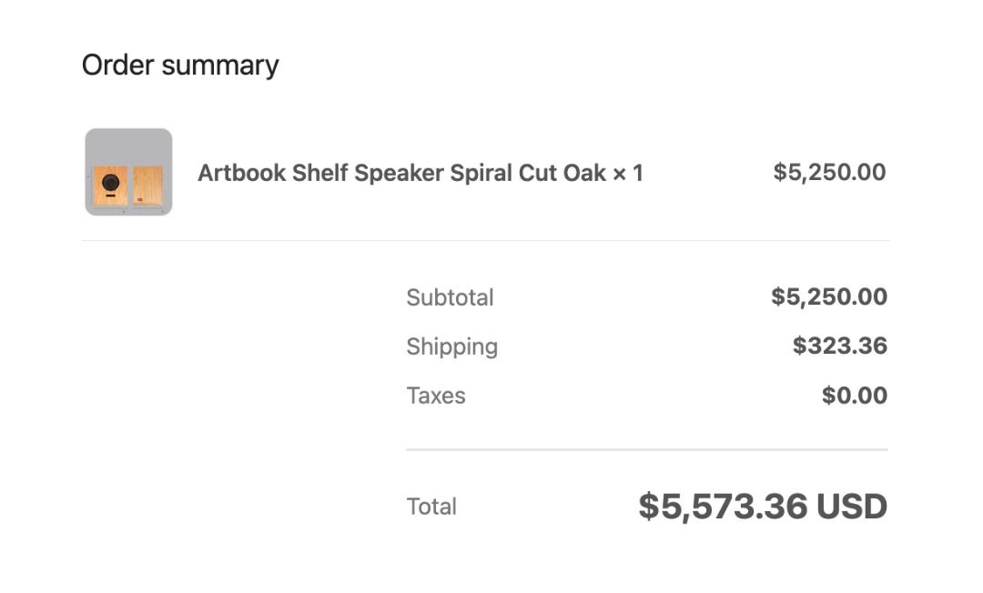 OJas Artbook Shelf Speaker Spiral Cut Oak HIFI, New York City, Handmade