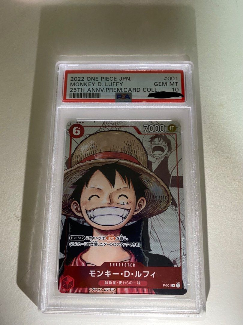 One Piece Luffy PSA 10 25th anniversary, Hobbies & Toys, Toys & Games ...