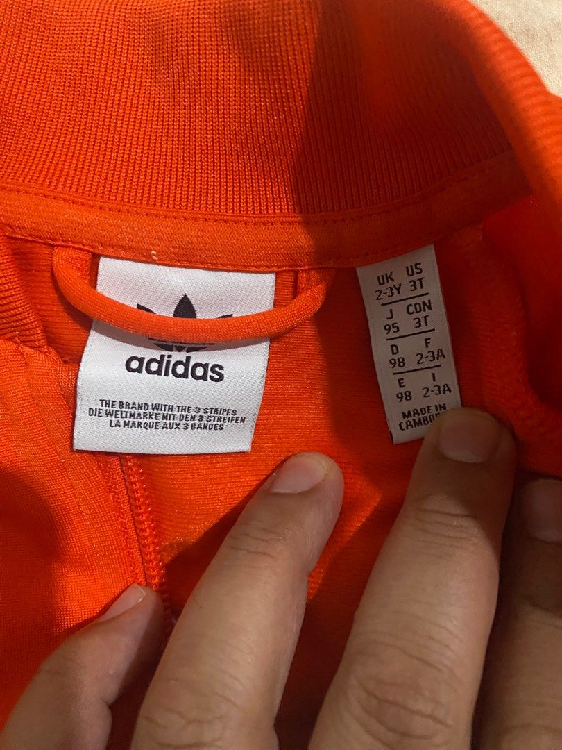 Adidas orange suit new arrivals