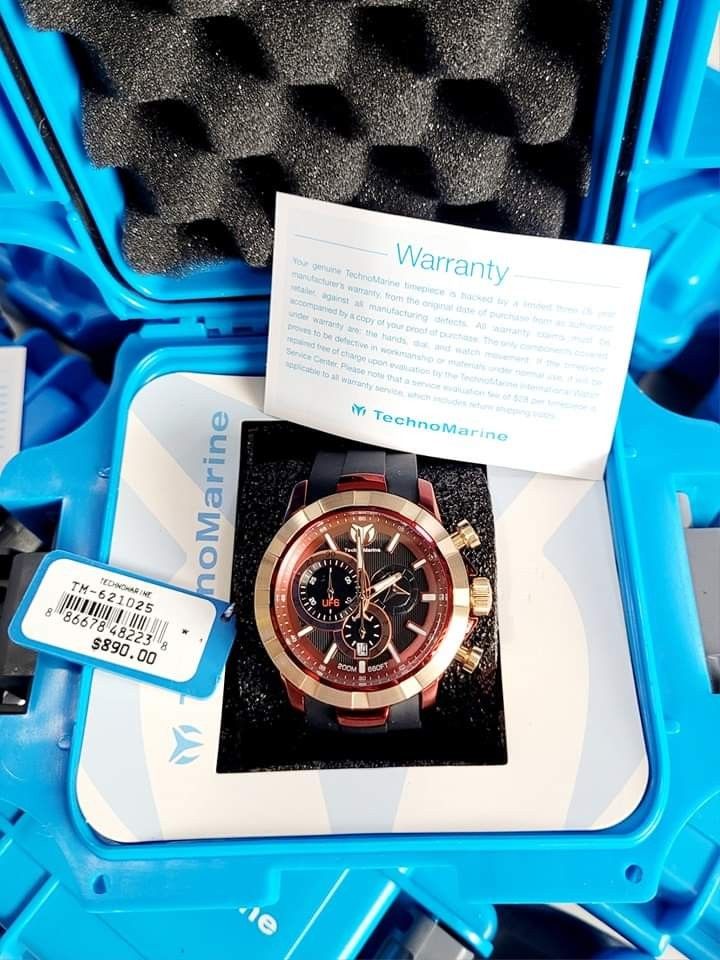 Original Technomarine UF6 TM-621025 (Category: Luxury Watches) located in Bulacan. Submitted by watchabagsph2.0 (Listing ID 1221538902, Image 2). Description: ✔️ ORIGINAL/ Authentic ✔️Brandnew ✔️Complete Inclusions: Original Box,Tag, Warranty Card 💯 5X Money Back Guarantee if PROVEN FAKE ‼️ Send us a message for more detailed photos. (OPEN FOR LAYAWAY, MESSAGE US FOR DETAILS) #layawayph #layawayavailable #layawaywatchph.