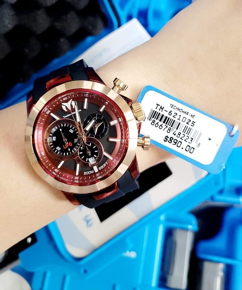 Original Technomarine UF6 TM-621025 (Category: Luxury Watches) located in Bulacan. Submitted by watchabagsph2.0 (Listing ID 1221538902, Image 1). Description: ✔️ ORIGINAL/ Authentic ✔️Brandnew ✔️Complete Inclusions: Original Box,Tag, Warranty Card 💯 5X Money Back Guarantee if PROVEN FAKE ‼️ Send us a message for more detailed photos. (OPEN FOR LAYAWAY, MESSAGE US FOR DETAILS) #layawayph #layawayavailable #layawaywatchph.