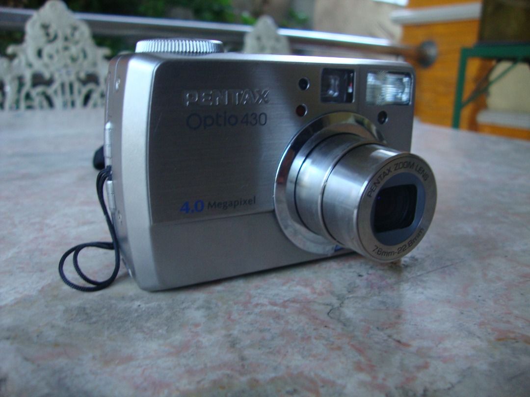 Pentax Optio 430 4.0 Megapixels Digital Camera ( , Tested Before Ship Out ) (Category: Cameras) located in Bulacan. Submitted by parokya_ni_edgar (Listing ID 1221578565, Image 3). Description: In Good Condition and no issues Japan Made INCLUSION: - Case - With Strap - New battery Pack 3.7 1900 AH 7.0h - Universal Charger - Universal Card Reader - Compactflash Card 128 MB Transcend Sample Shot Yung Dalawang Magka-Sunod na Picture Sa Dulo MOP:Gcash