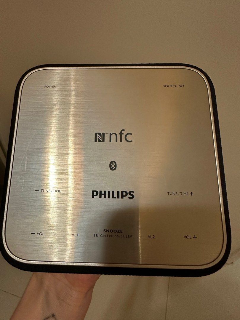 Philips NFC SB170 37 Bluetooth Speaker With Radio and Alarm