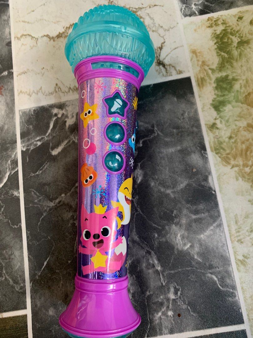 Pinkfong Baby Shark Family Microphone Kids Musical Toy on Carousell