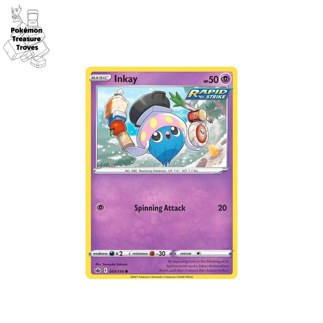 pokemon inkay card S-Chinese) Pokémon TCG: Litten Chespin Inkay Promo Card Set – Spoils and  Loot