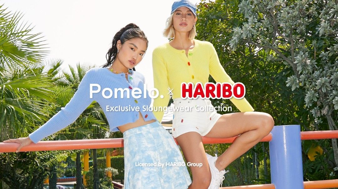 Pomelo x Haribo Gummy Bear Fuzzy Cardigan, Women's Fashion, Coats