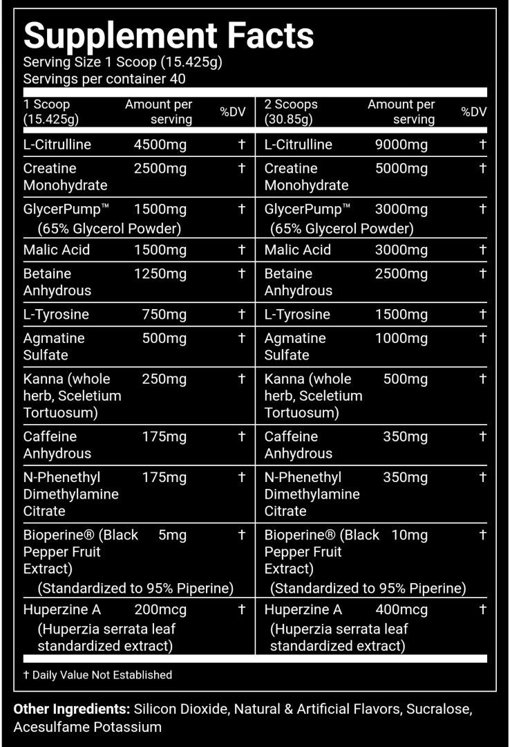 Preworkout Fomula Gorilla Mode by Gorilla Mind, Health & Nutrition