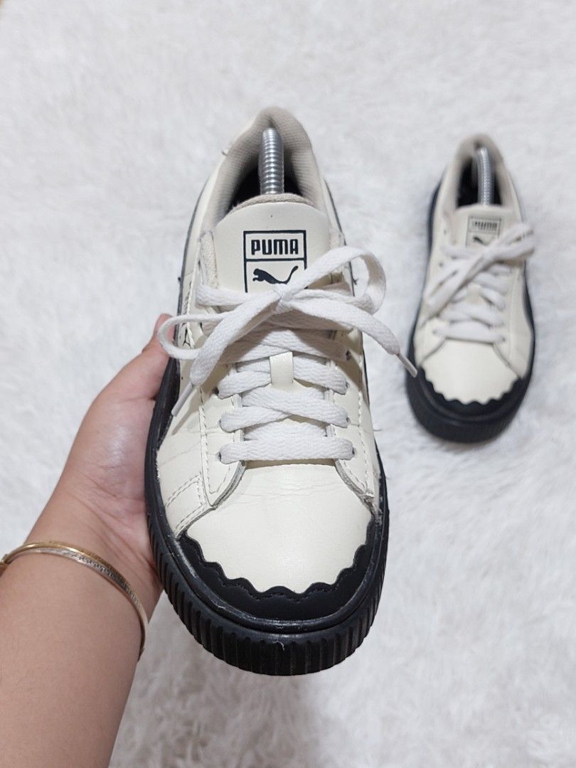Puma basket outlet platform scallop