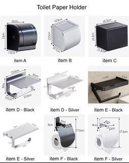 Punching Free Toilet Paper Holder Multi-function Holder