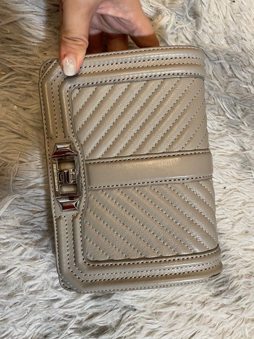 Rebecca minkoff gray store crossbody