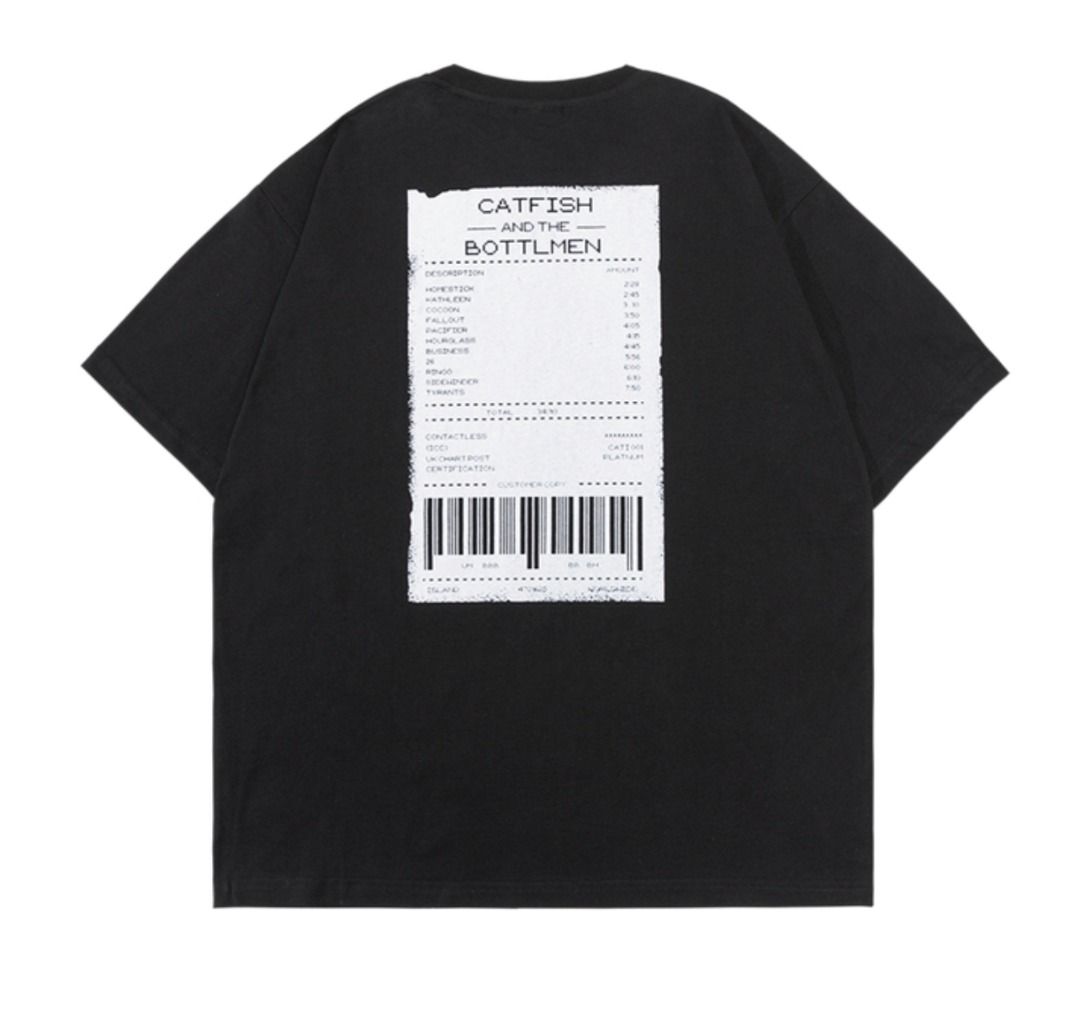 Receipt T shirt Men s Fashion Tops Sets Tshirts Polo Shirts on