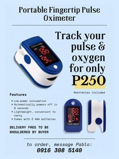 Reliable Oximeter with Batteries