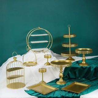 100+ affordable cake stand gold For Sale