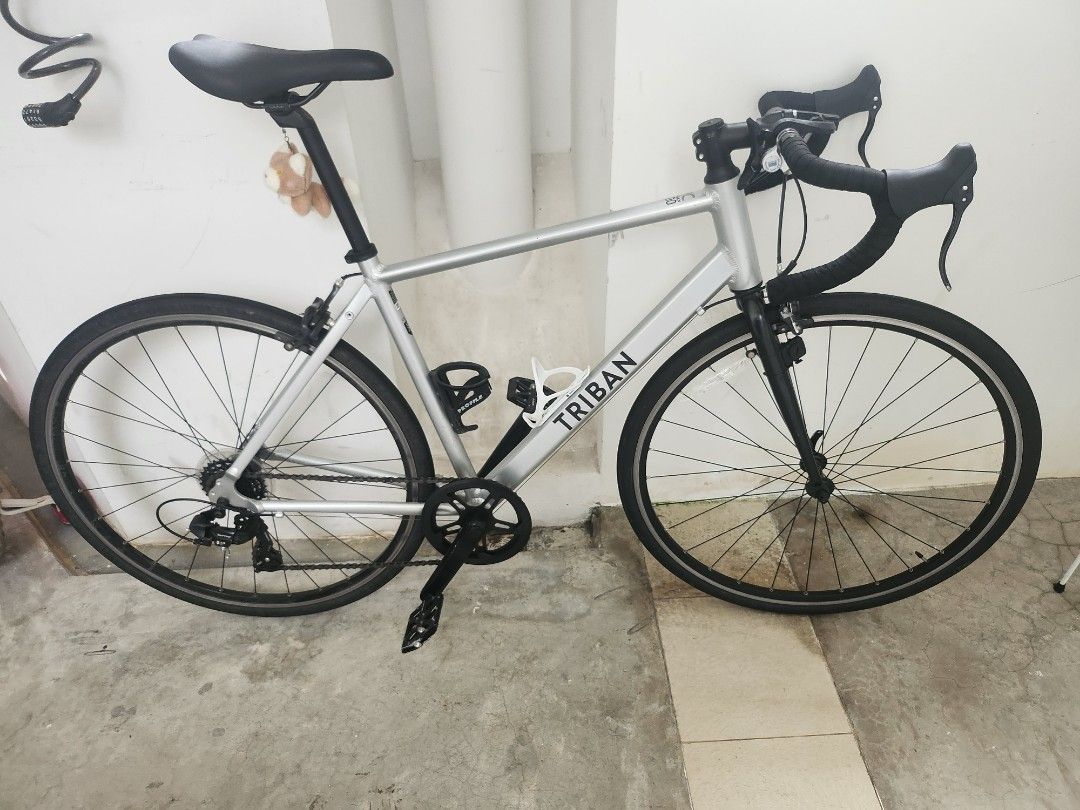 ROAD BIKE TRIBAN RC 100 7sp SLIVER Size M