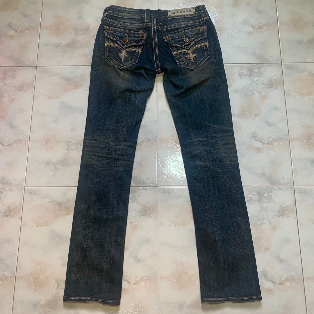 Cheap rock sale revival jeans womens