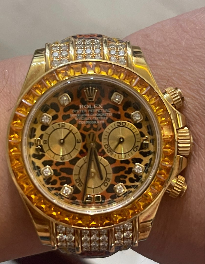 Rolex leopard daytona discount price
