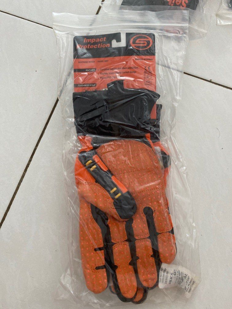 Ironclad KONG SDX2-04-L Original Oil  Gas Safety Impact Gloves, Large,  Orange, Men's Fashion, Watches  Accessories, Gloves on Carousell