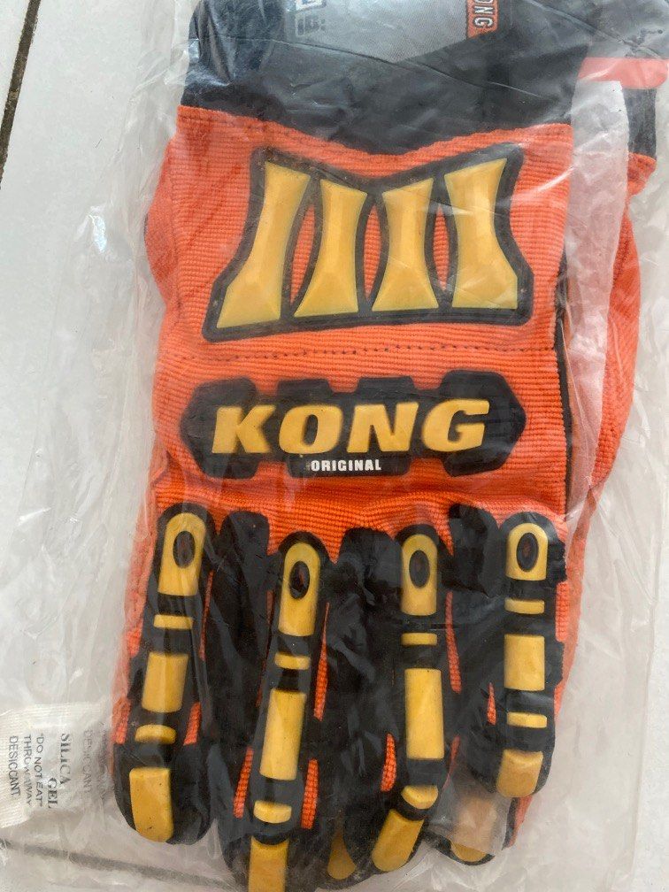 Ironclad KONG SDX2-04-L Original Oil  Gas Safety Impact Gloves, Large,  Orange, Men's Fashion, Watches  Accessories, Gloves on Carousell