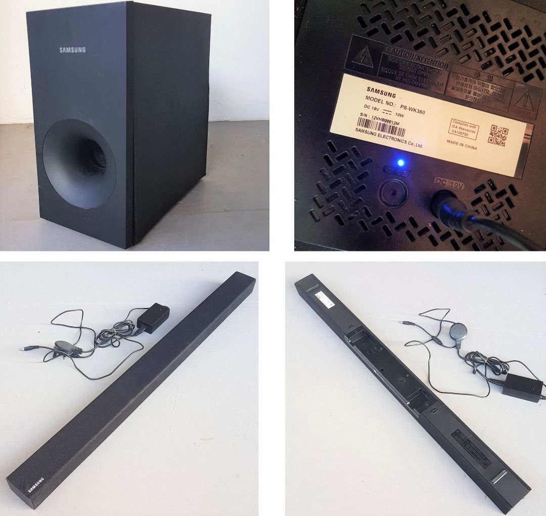 Samsung sound bar subwoofer blue light blinking new arrivals
