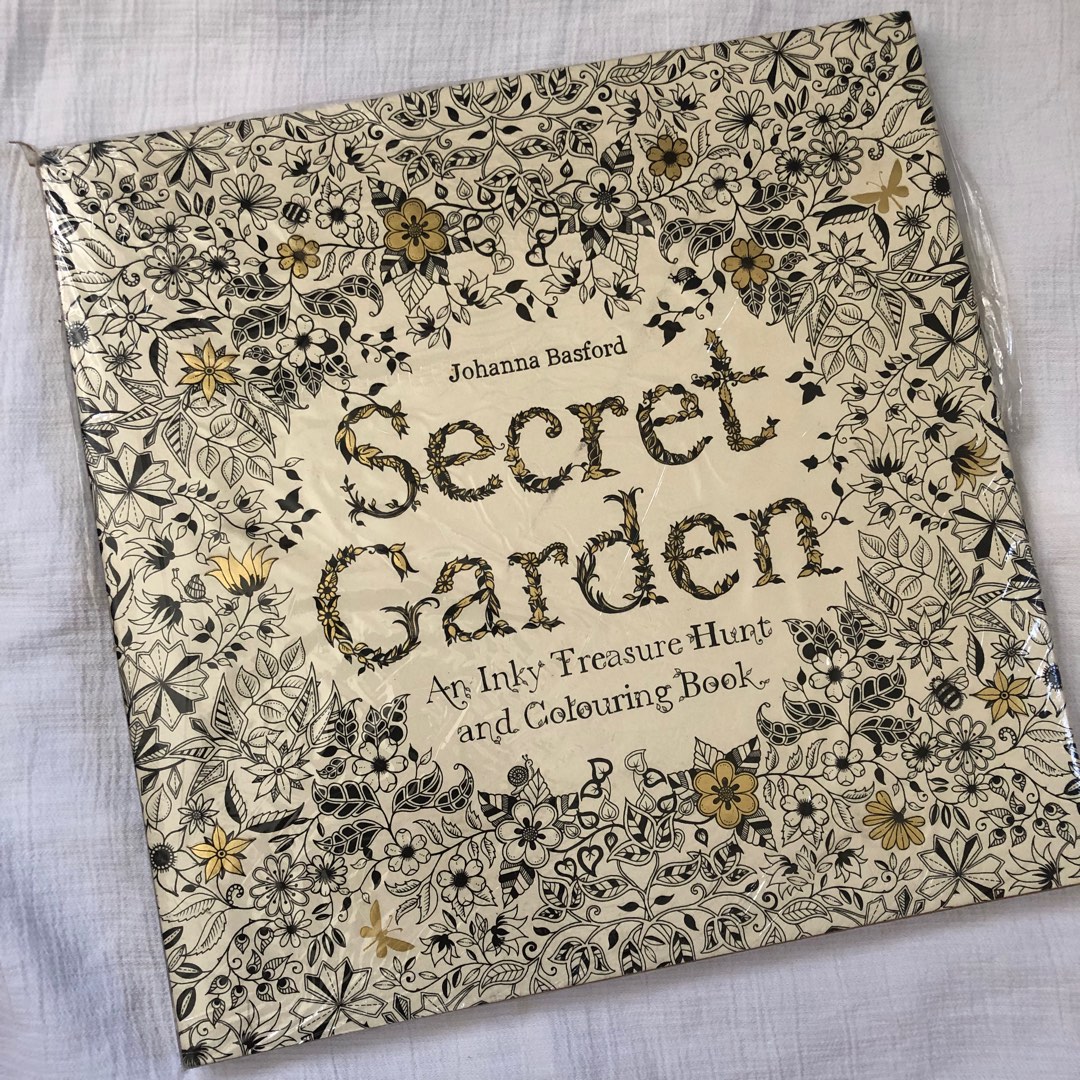 Secret Garden: An Inky Treasure Hunt and Coloring Book on Carousell