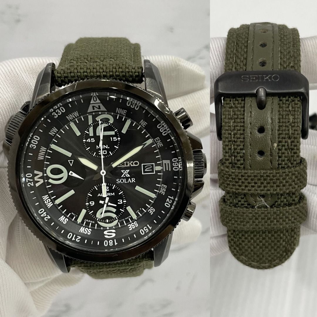SEIKO V172 0AL0 PROSPEX SOLAR CHRONOGRAPH QUARTZ MEN S WATCH 237002657 WE