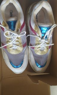Sepatu kets transparan bling bling size 39