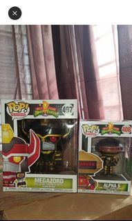 [SET OF 2] Power Rangers Funko Pop Bundle: Black & Gold Alpha 5 and Megazord