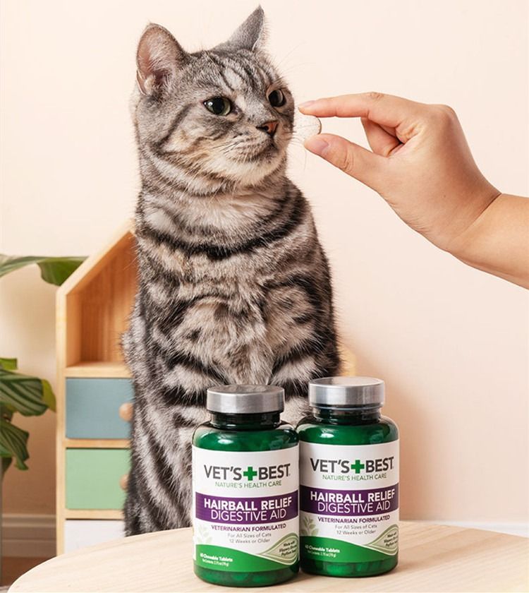 [SG Stock]Vet's Best Cat Hairball Relief Digestive Aid Vet Formulated