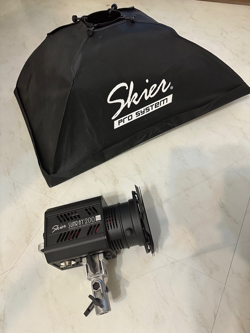 Skier Sunray 200 Focus Led 攝影燈, 相機攝影, 攝影配件, 燈光及