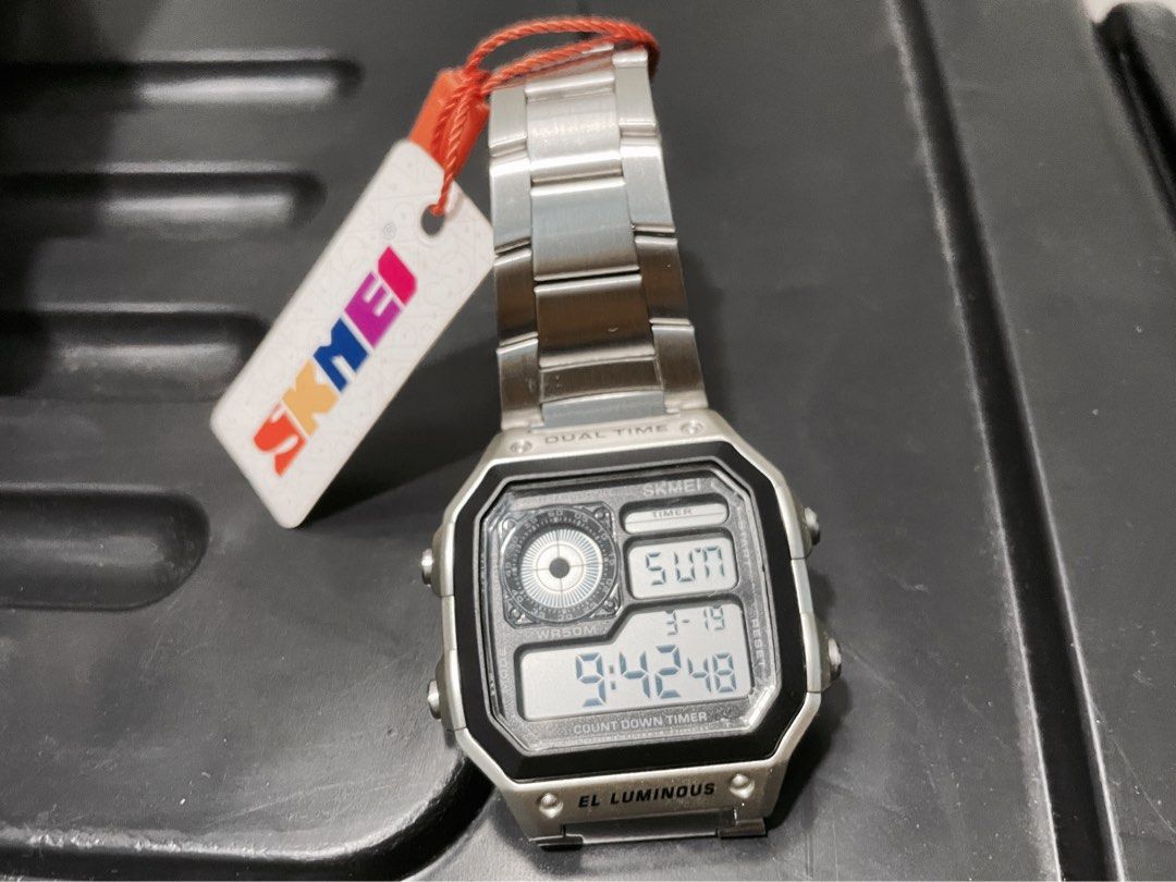 SKMEI 1335 Silver Men s Fashion Watches Accessories