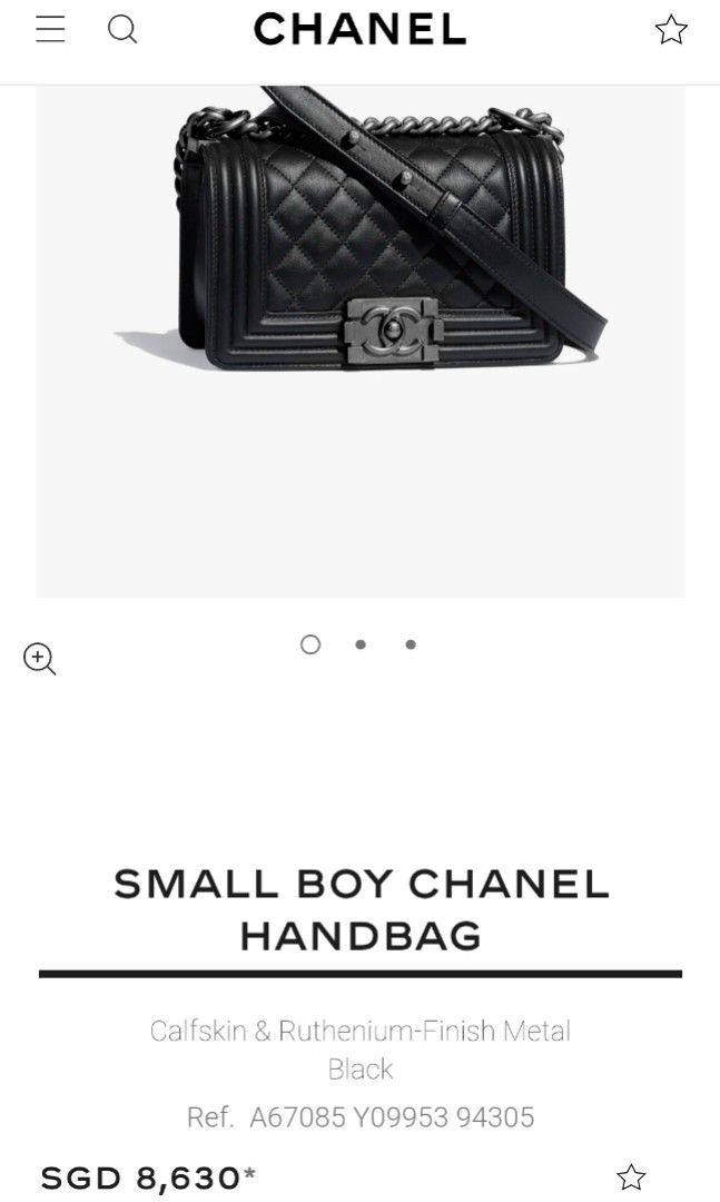 Chanel 19 handbag, Shiny lambskin, gold-tone, silver-tone & ruthenium-finish  metal, black — Fashion
