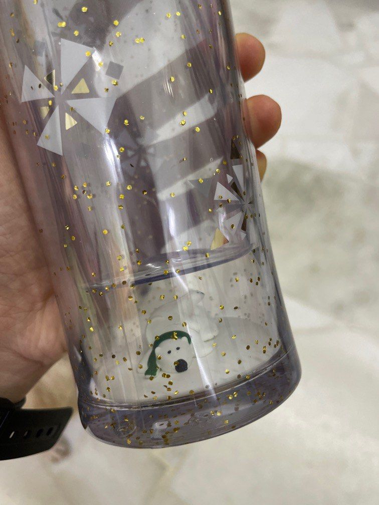 Starbucks polar bear tumbler, Furniture & Home Living, Kitchenware