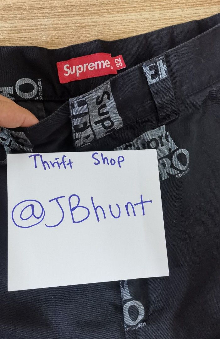 Supreme ANTIHERO Work Pant, Men's Fashion, Bottoms, Trousers on