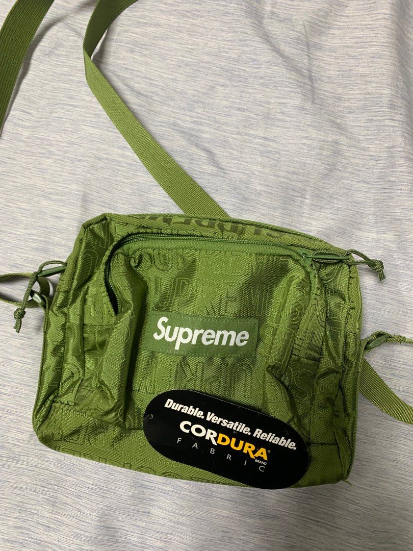 Supreme shoulder outlet bag green