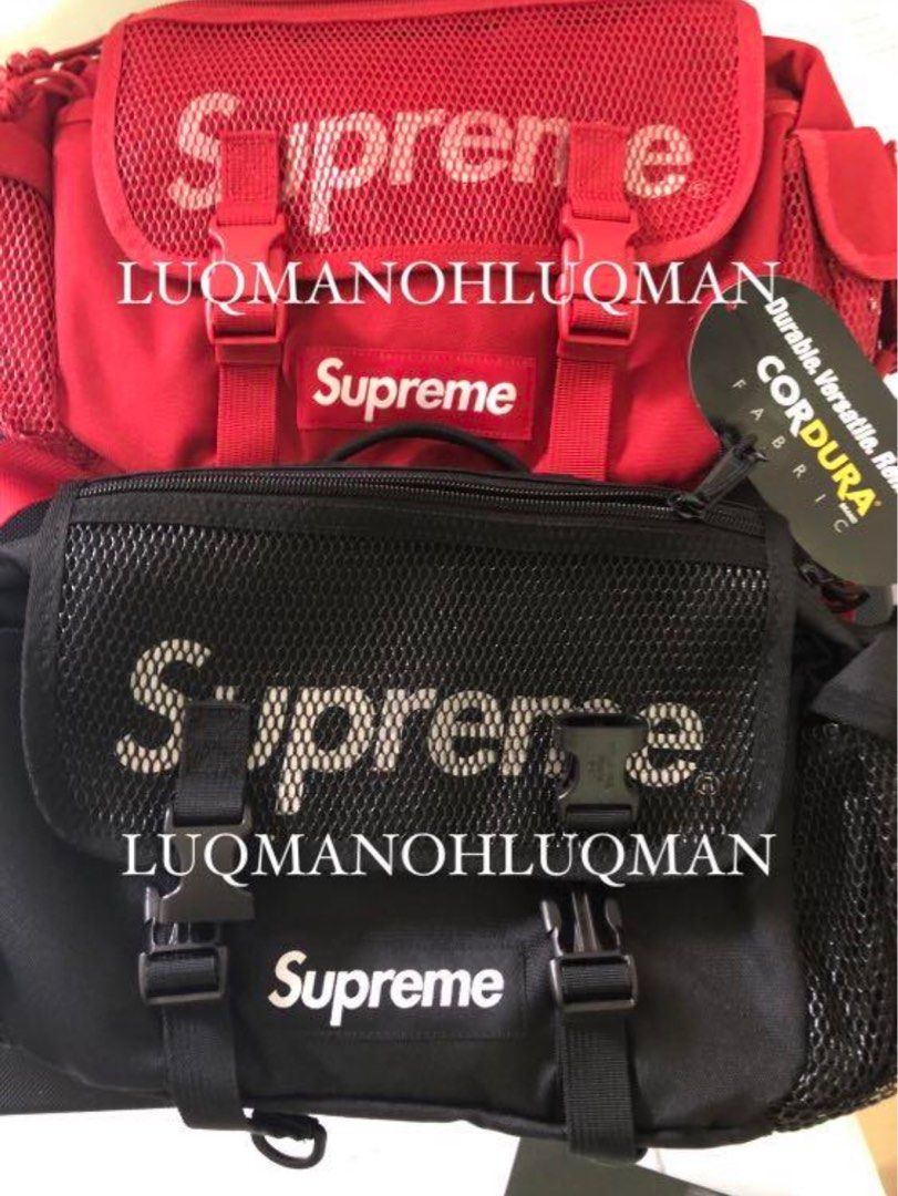 supreme waist bag ss20(red), Men's Fashion, Bags, Sling Bags on Carousell