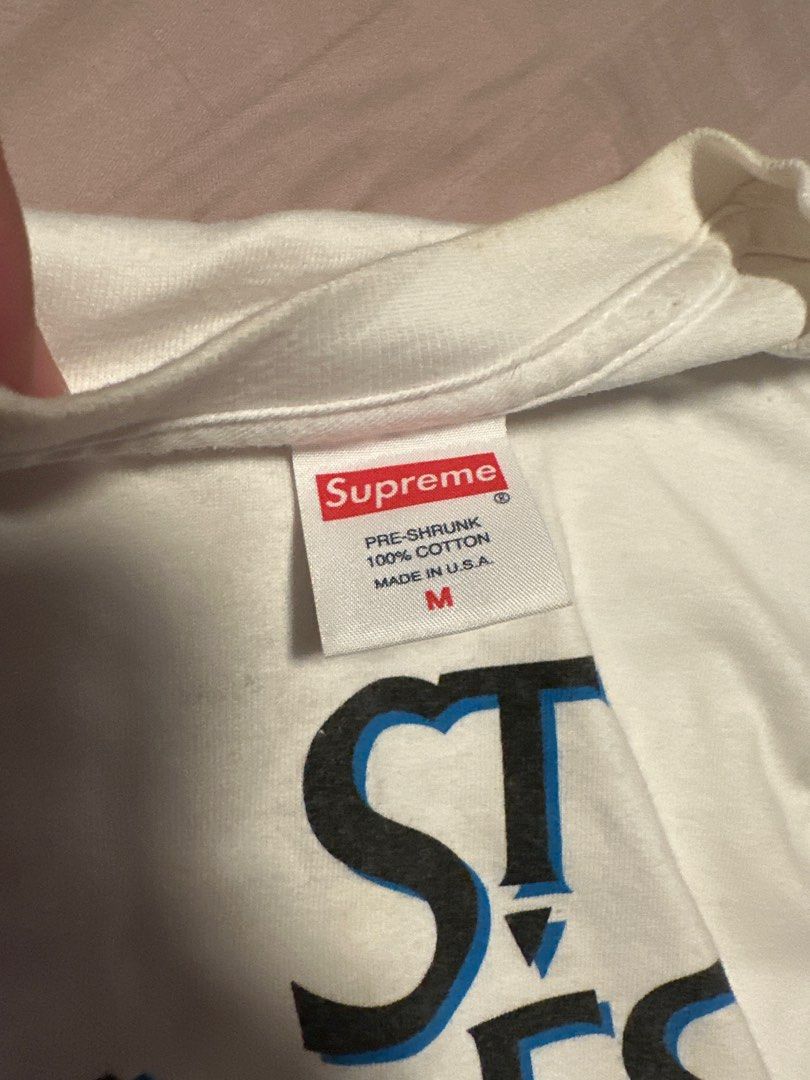 Supreme St Ides Tee White Men s Fashion Tops Sets Tshirts Polo Shirts on Carousell