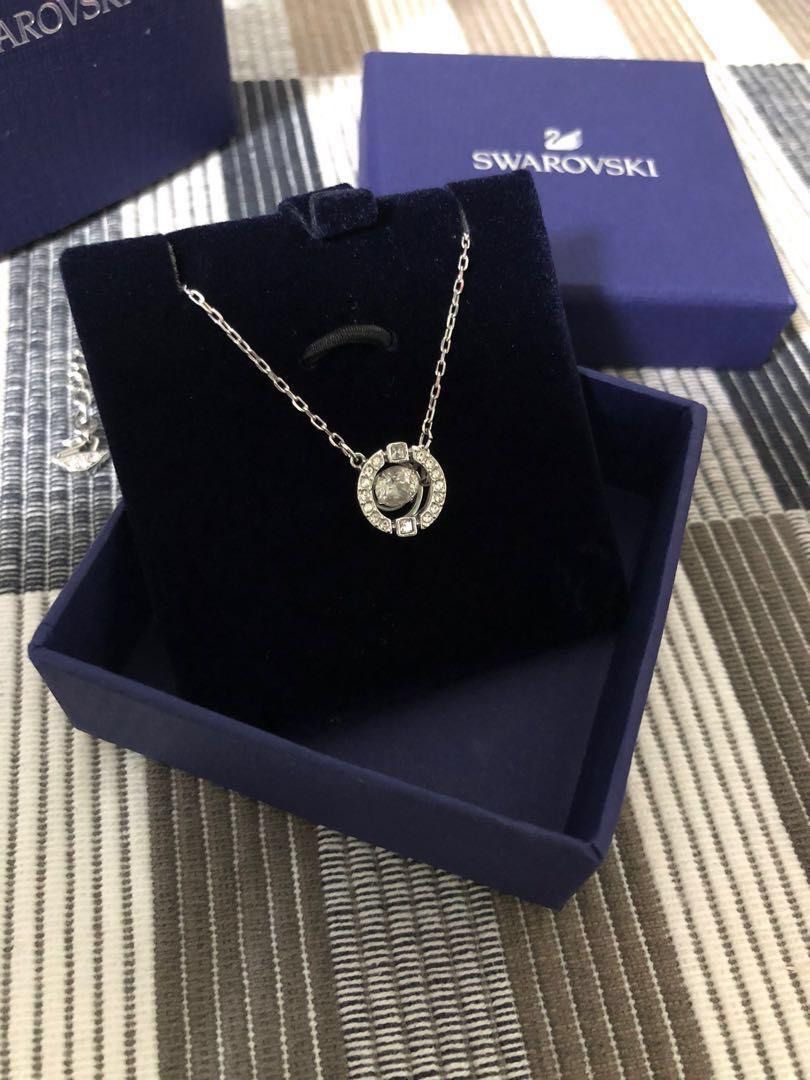 Swarovski sparkling cheap dance round necklace