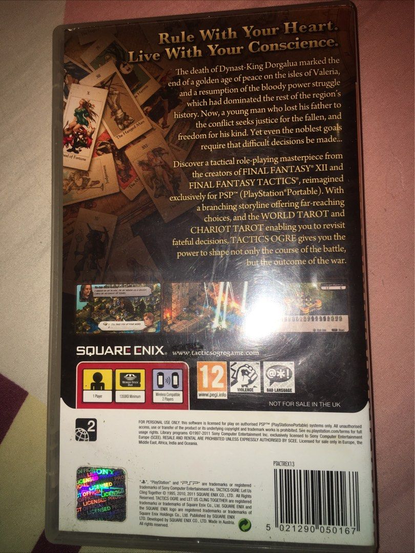 Tactics Ogre Let us cling together PSP Essentials, Video Gaming, Video Games, PlayStation on