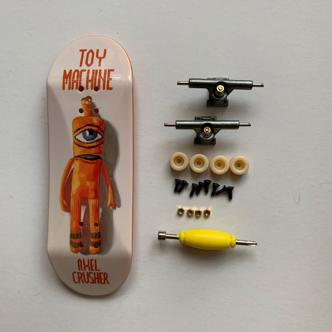 Tech Deck Toy Machine Axel Crusher Mini Finger Skateboard
