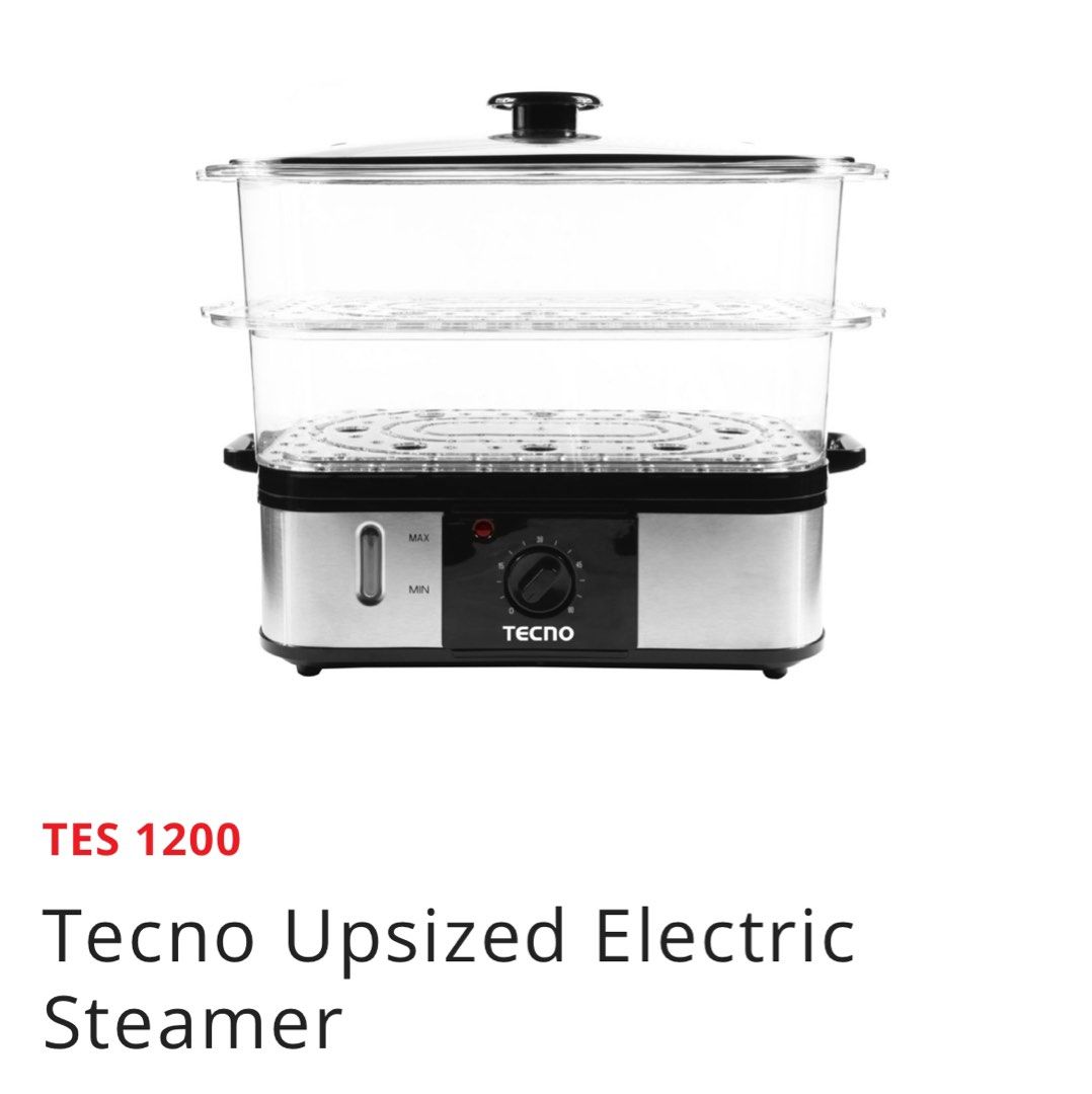 Tecno Upsized Electric Steamer, TV & Home Appliances, Irons & Steamers