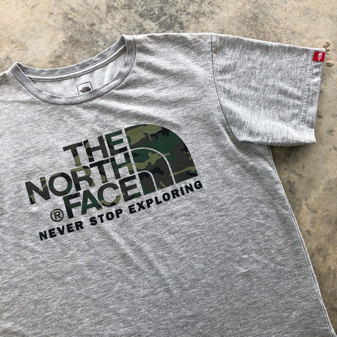 The north face on sale camo t shirt