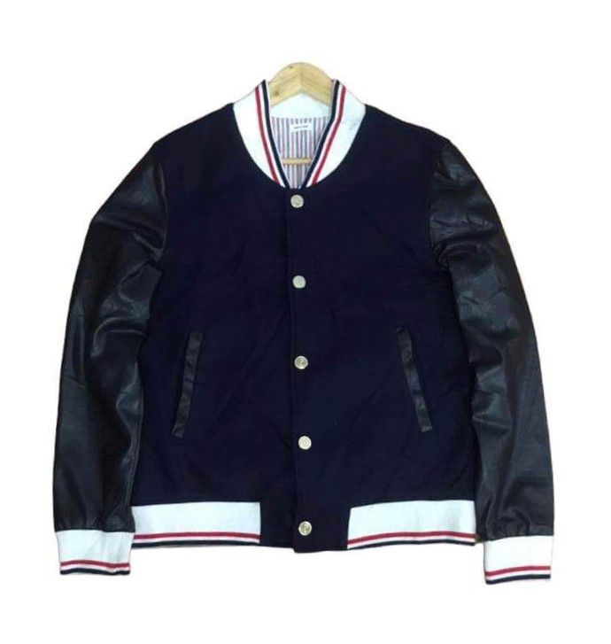Thom browne varsity jacket new arrivals